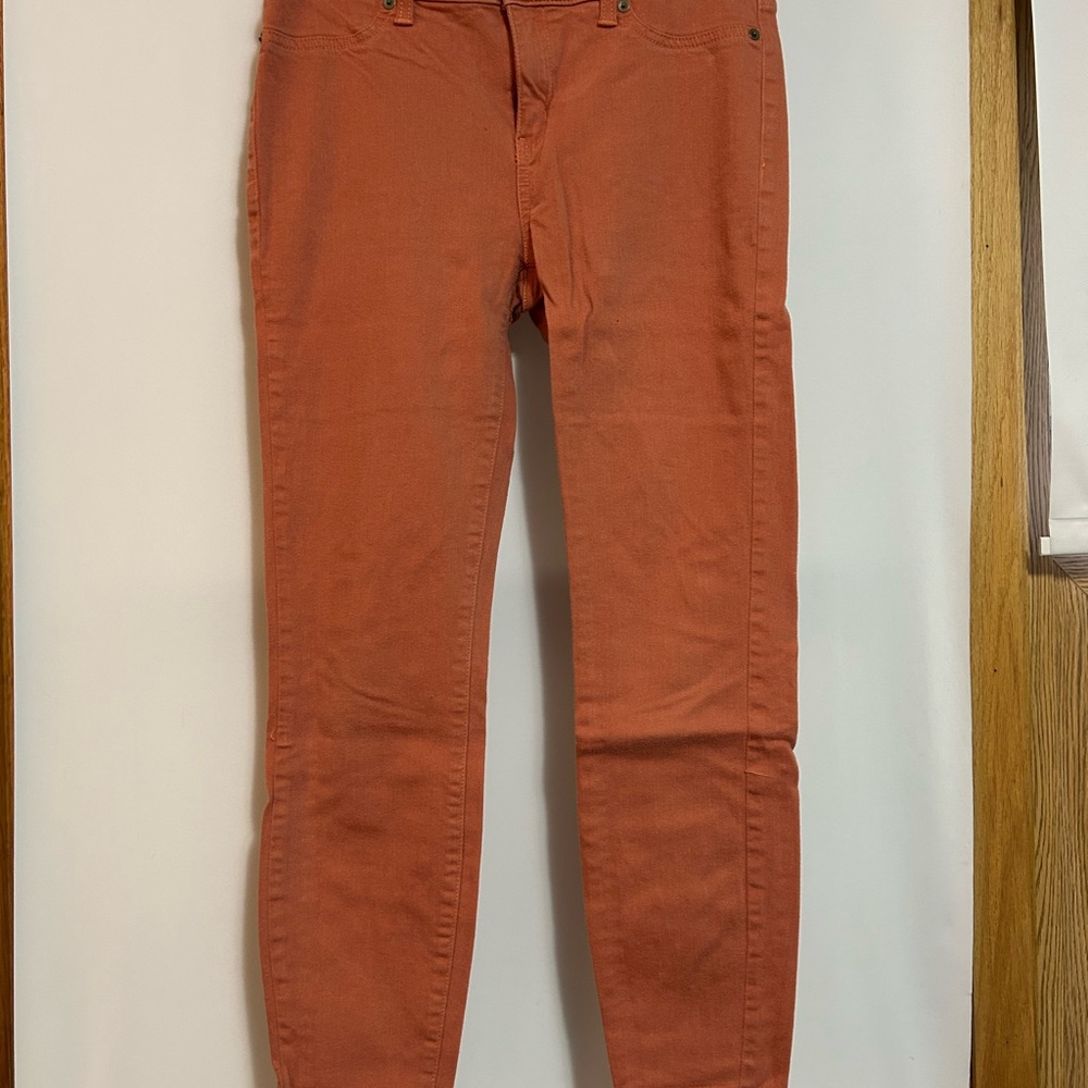 Women's Orange Jeans
